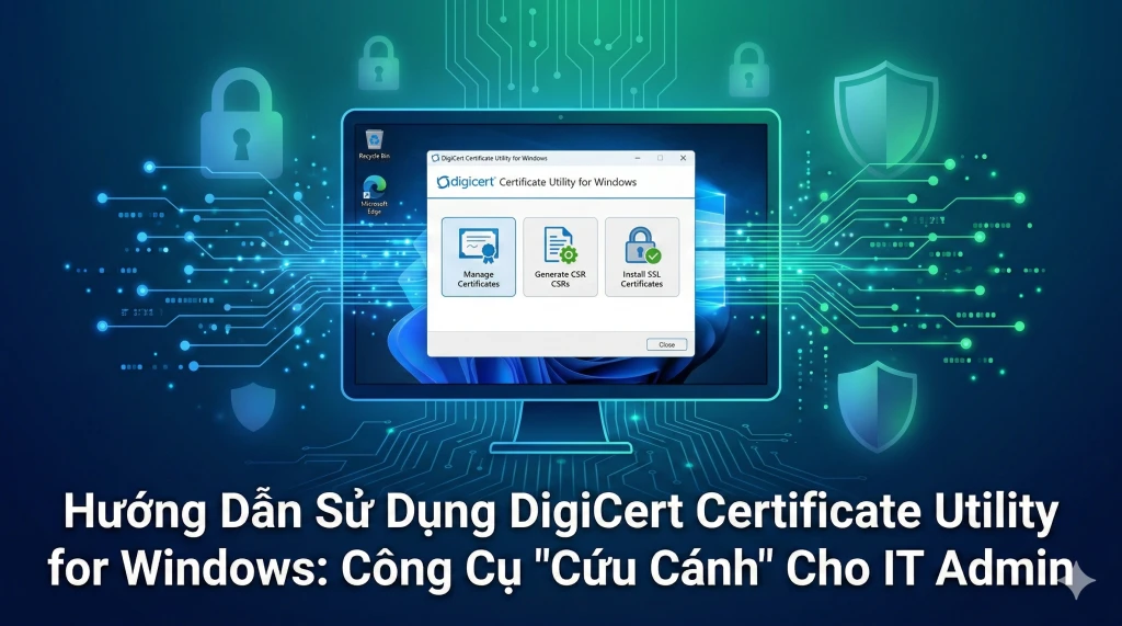Hướng Dẫn Sử Dụng DigiCert Certificate Utility for Windows: Công Cụ ''Cứu Cánh'' Cho IT Admin